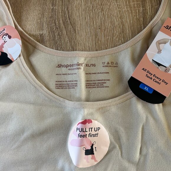 Shapermint Essentials All Day Every Day Tank Cami - Chai - Size XL - Picture 7 of 7